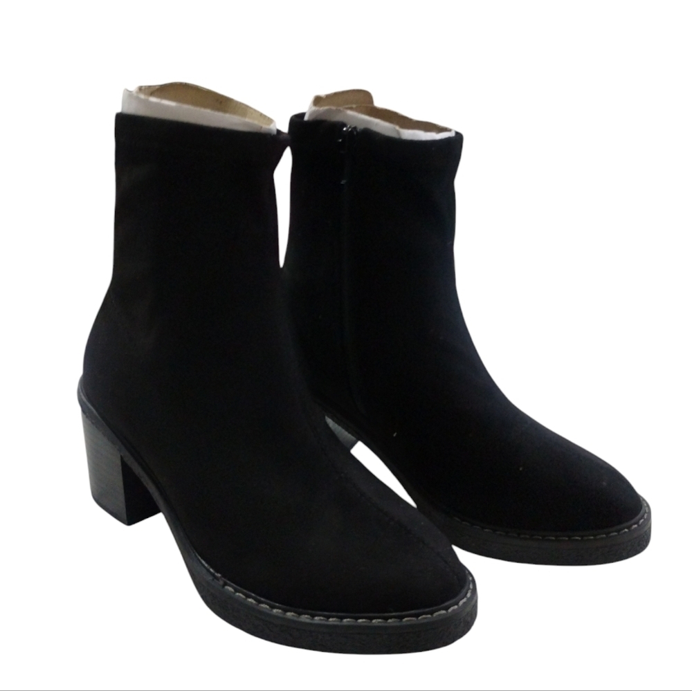 Ankle Boot ELIANA Zipper by Avenue Women's 6 Wide Gothcore Witchy Streetwear Chu
